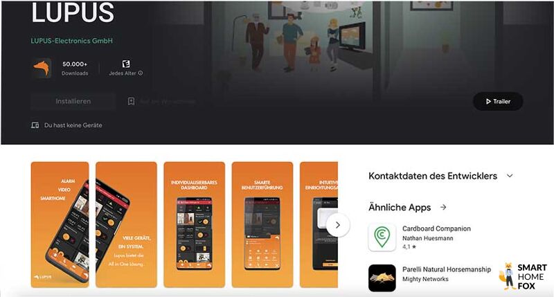 Die App von Lupus Electronics im Test